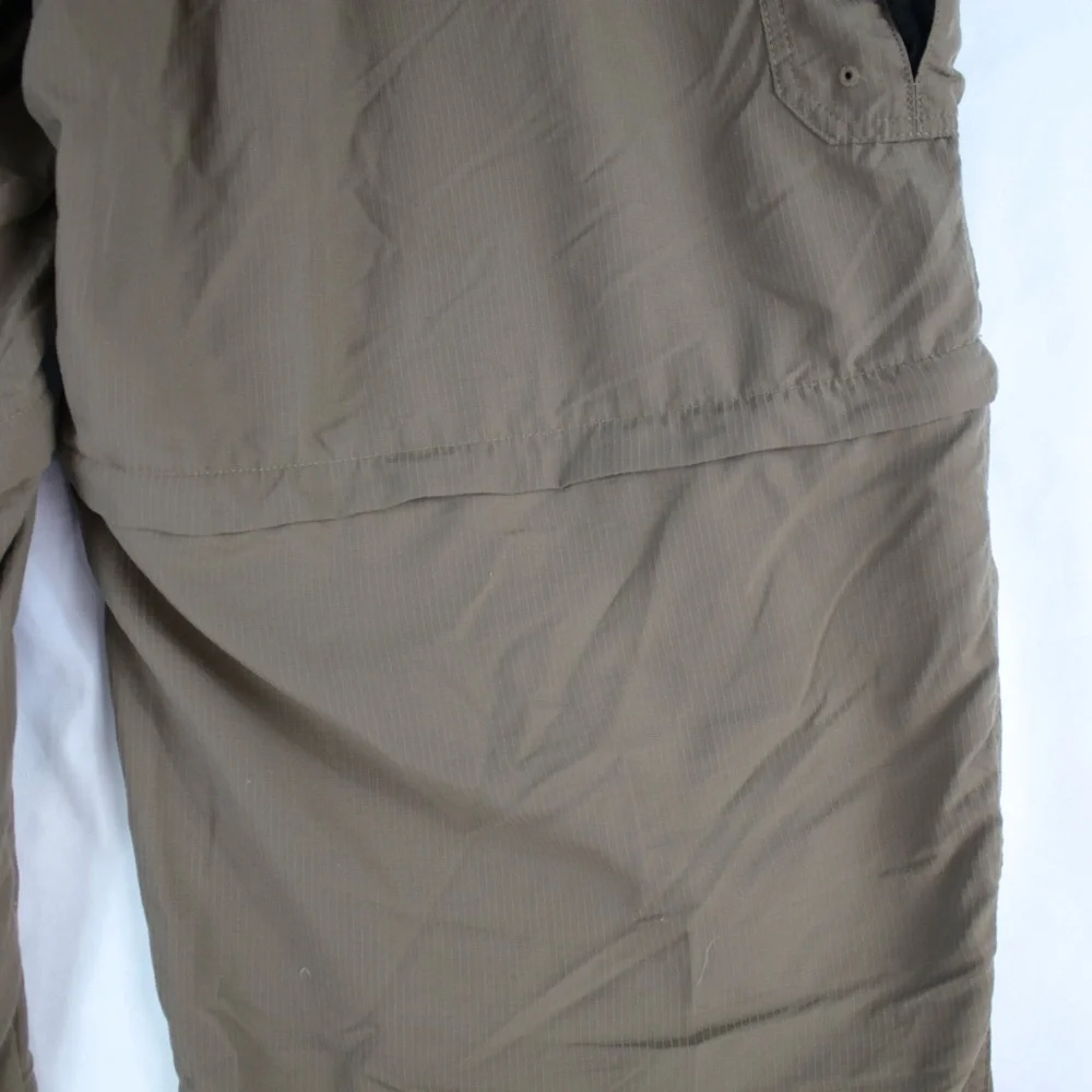 Eddie Bauer Brown Convertible Cargo Pants w/ Netting Lined Shorts Mens Size XXXL - Picture 3 of 8